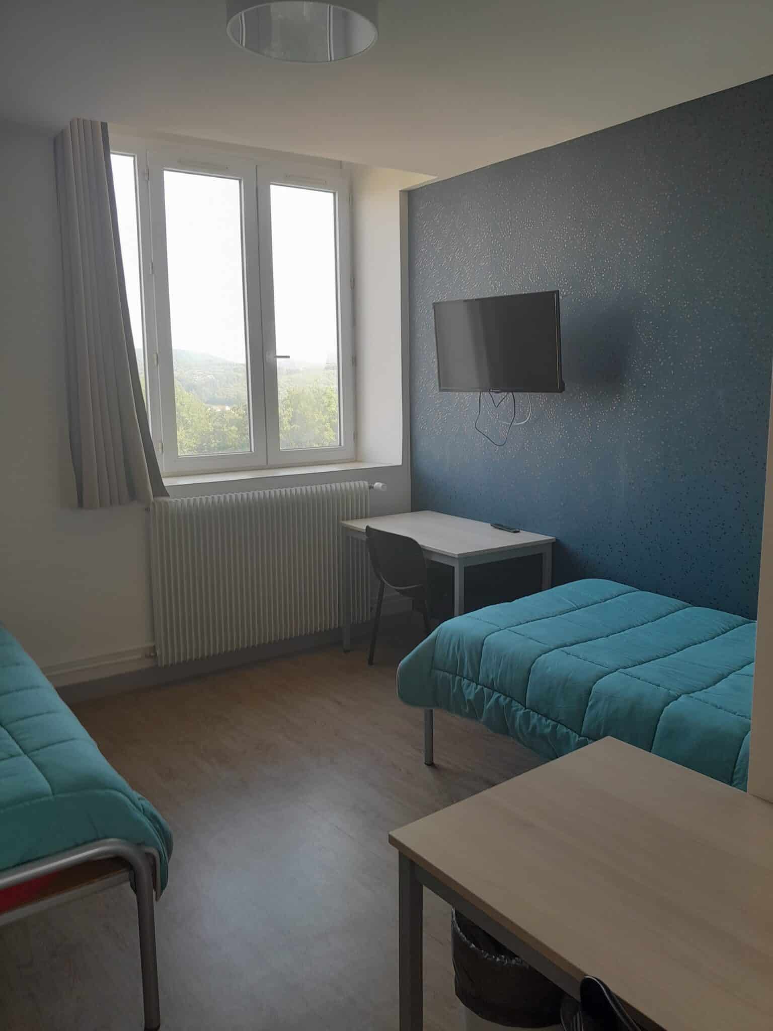 Photo d'une chambre de l'hébergement collectif TREMPLIN NATURE