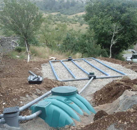 Photo d'un assainissement