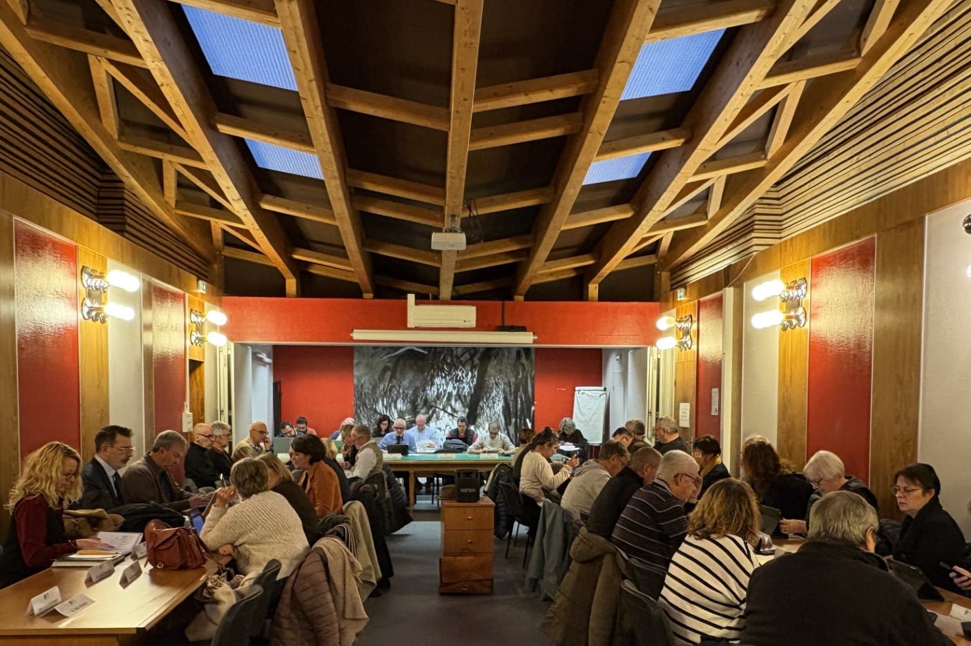 Les élus en pleine séances du conseil communautaire de l'Agglo du Grand Guéret